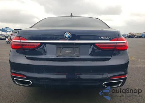 2016 BMW 750 I z USA, uszkodzony, nr VIN WBA7F0C57GGL99427